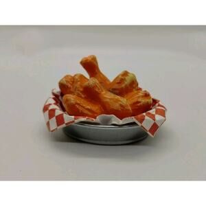 Battat Our Generation OG Plate of Food Fried Chicken PVC Hard Plastic